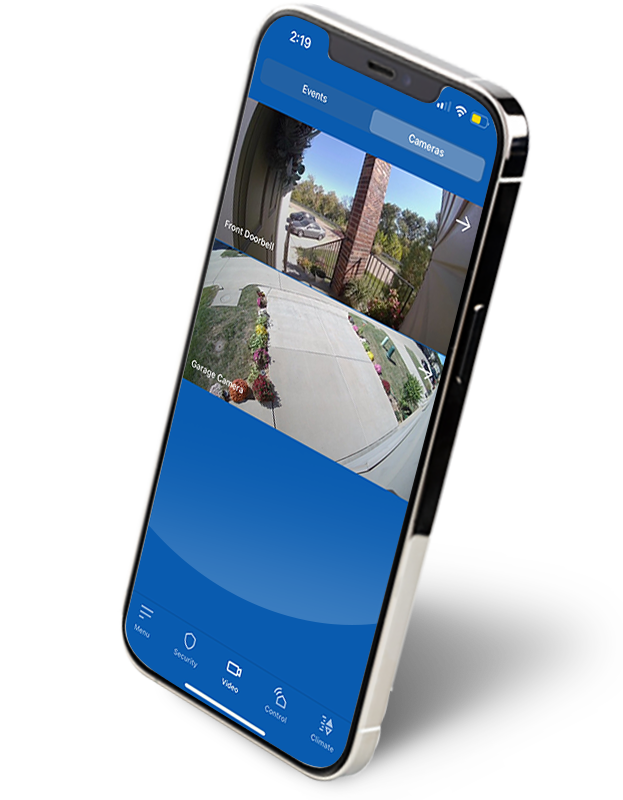 Motion-activated events captured in real time