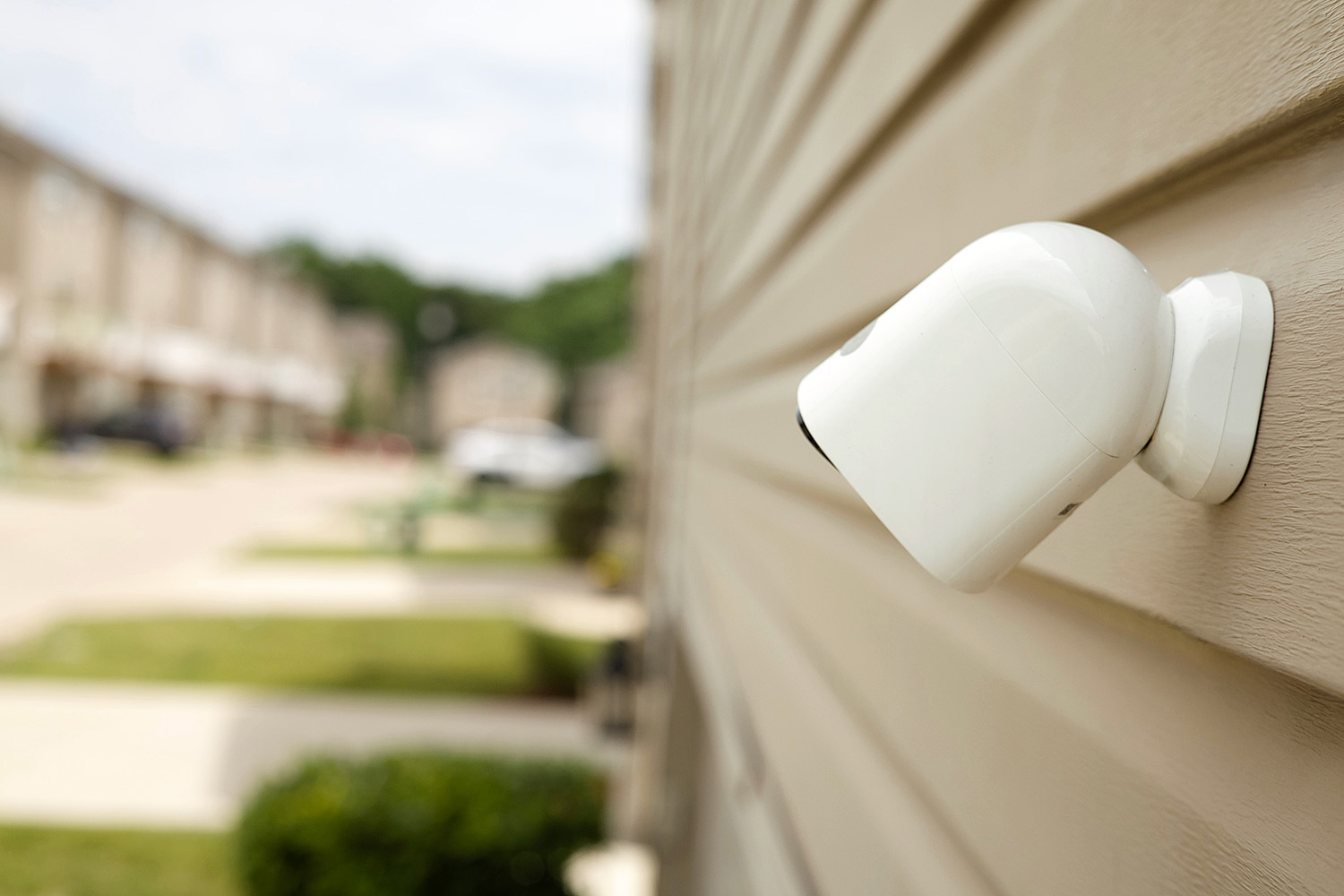 ShieldPro camera mounted above garage