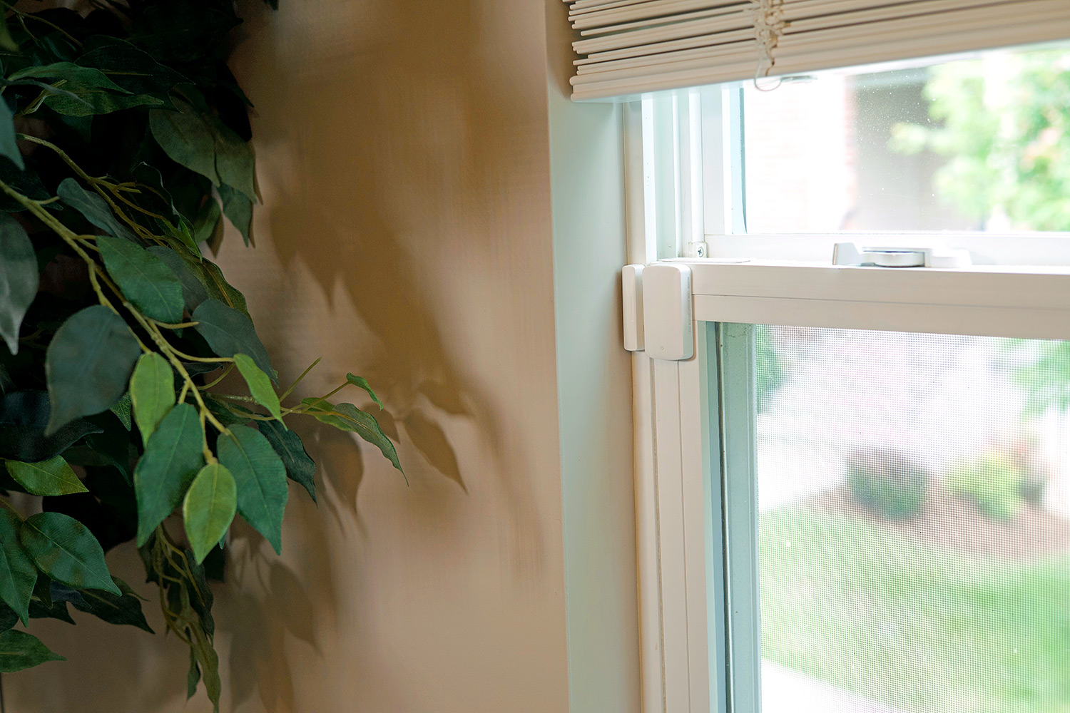 Window Sensor in a window frame