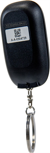 ShieldPro Key Fob with away, stay, disarm, and SOS buttons
