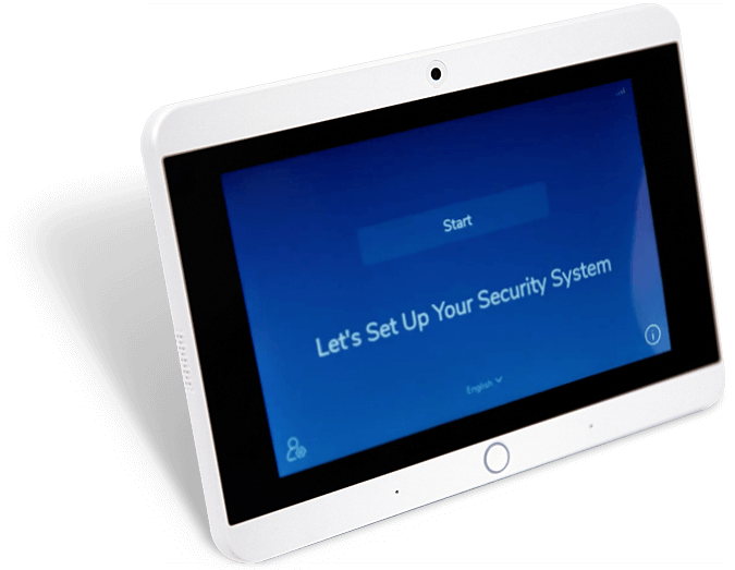 First Time Setup is easy with the Security Panel Wizard